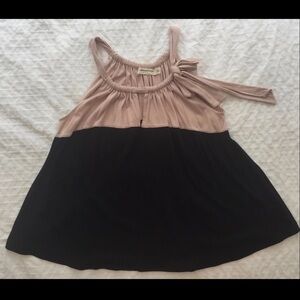 Anthropologie Pilcro Pink and Black Tank Top S